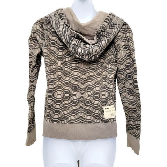 Y2K Elwood Grey Funny Pattern Hoodie Jacket Size: XS - Picture 4 of 8